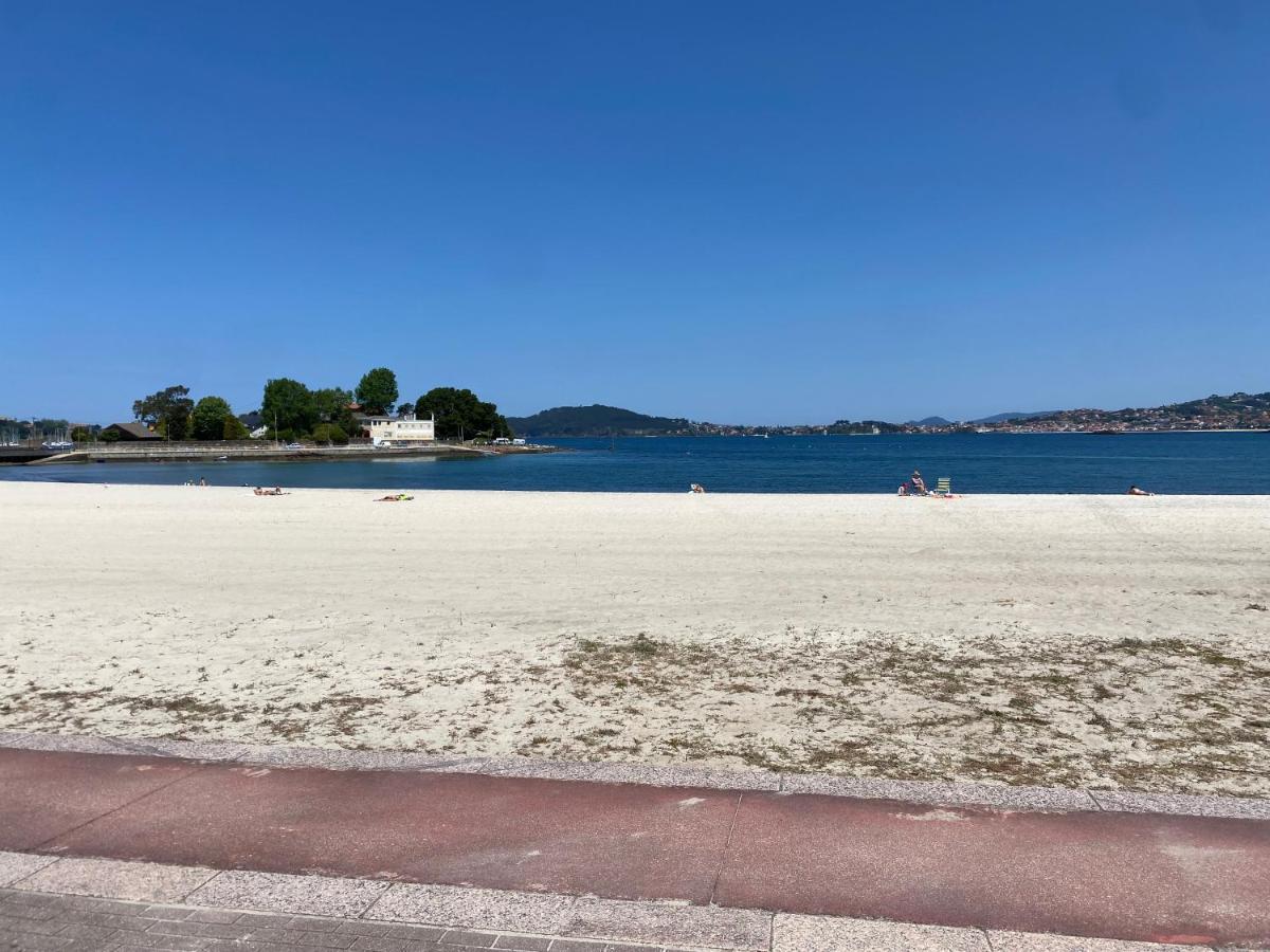 Baiona, Playa Santa Marta, Piscina Lejlighed Eksteriør billede
